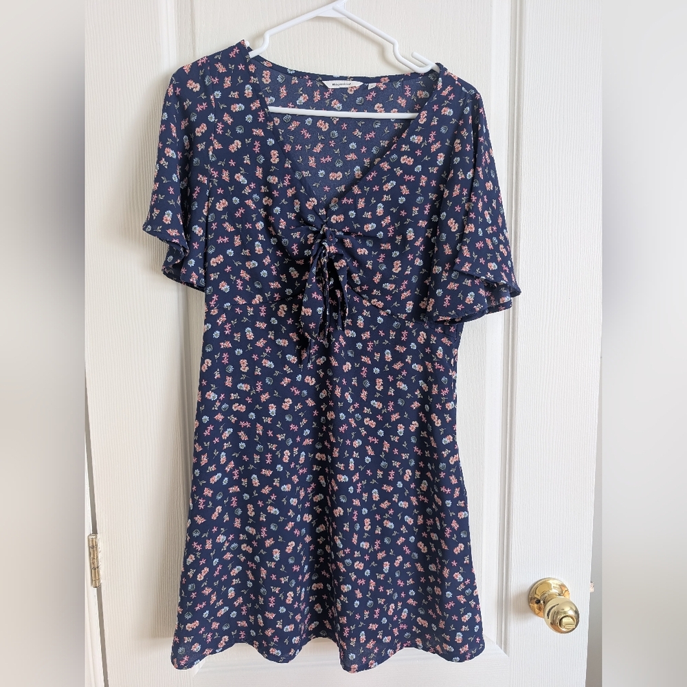 Floral Navy Dress
